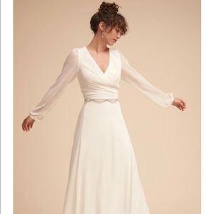 Bhldn Nova Wedding Dress Size 0 (discontinued!)